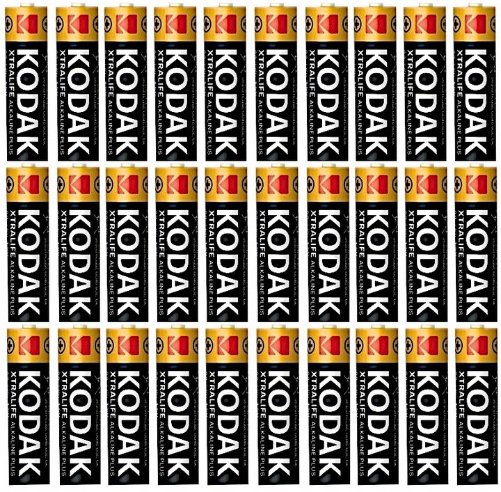 30x BATERIA KODAK XTRALIFE LR3 R3 AAA 1,5V 2031r