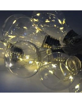 GIRLANDA LAMPKI LED DUŻE 5,5m 10KUL OŚWIETLENIE DO DOMU OGRODU NA TARAS