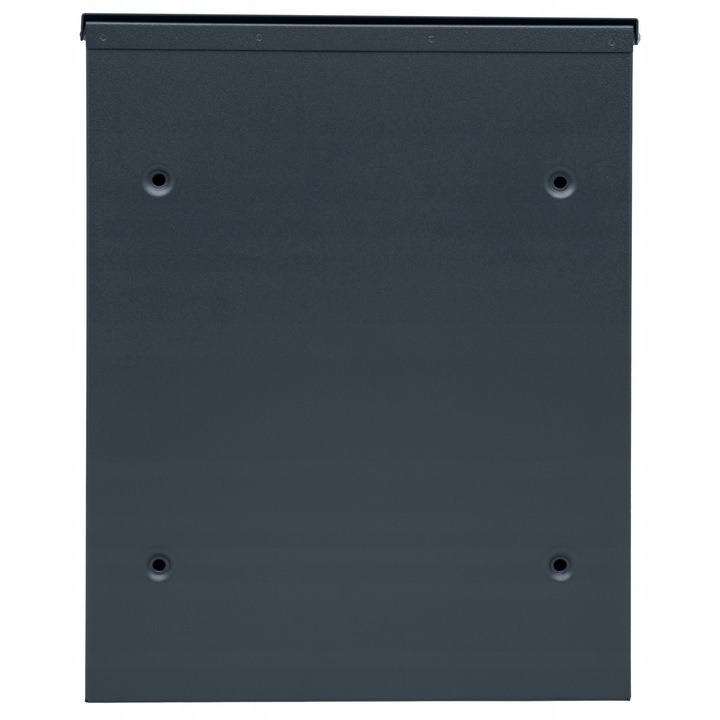 SKRZYNKA POCZTOWA NA LISTY POCZTĘ ANTRACYT +LAMINAT NAPIS ADRES ULICA NUMER