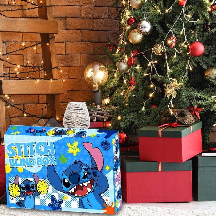 KALENDARZ ADWENTOWY ŚWIĄTECZNY LILO I STITCH ZESTAW DO ROBIENIA BRANSOLETEK