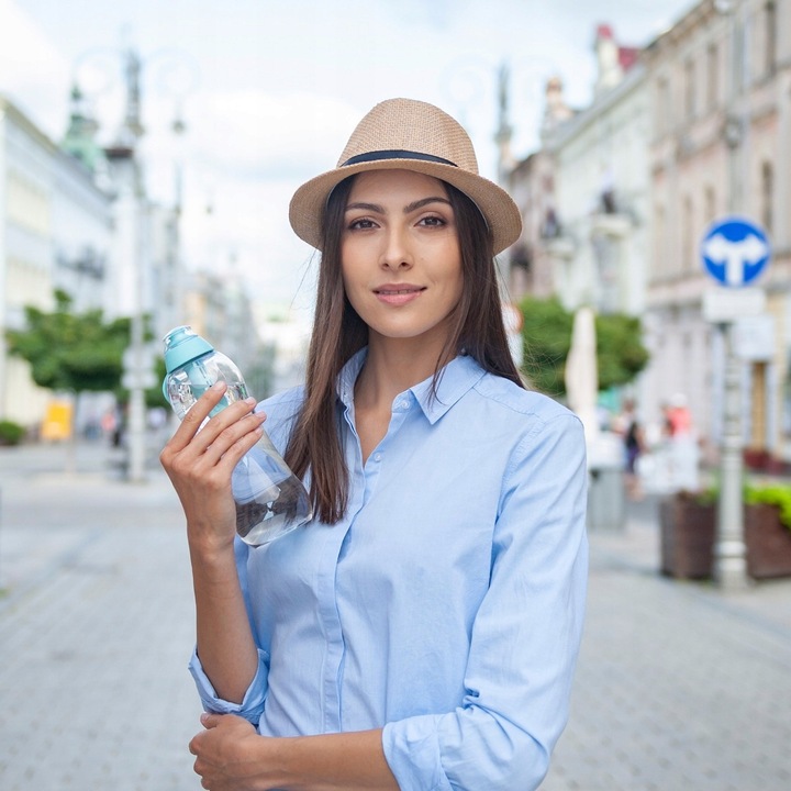 Butelka na Wodę Filtrująca 0,5l Dafi SOFT Miętowa Zielona z 4 Filtrami