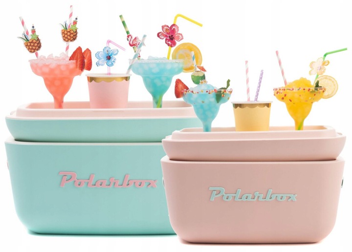 LODÓWKA TURYSTYCZNA 12L EXLISIVE POLARBOX ŻÓŁTA STYLOWA RETRO 2024