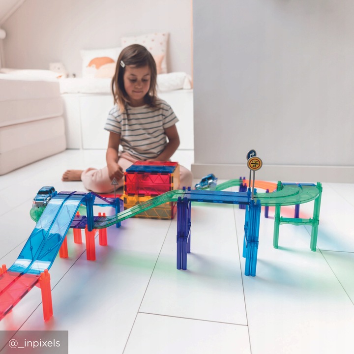 Magnetyczny tor wyścigowy Race Truck Intense 65 el. Cleverclixx