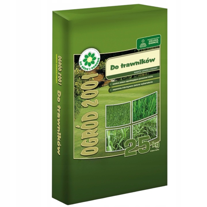 NAWÓZ TRAWNIK S 25kg DO TRAWY ZWARTA DARŃ WYBARWIAJĄCY + OSMOCOTE GRATIS