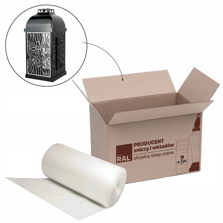 Znicz Artystyczny Serce 31 cm Srebrny Ekskluzywna Kapliczka Fermo Mały