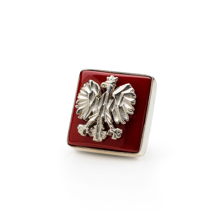 WPINKI, PRZYPINKI DO KLAPY MARYNARKI Z ORZEŁKIEM SREBRO 925 BIZNESOWE