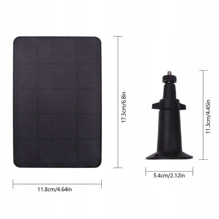 4W 5V ŁADOWARKA DO PANELU SŁONECZNEGO DO KAMERY BEZPIECZEŃSTWA Z MICRO USB