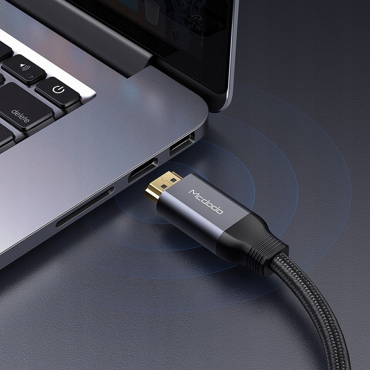 MCDODO KABEL ADAPTER KONWERTER HDMI NA VGA D-SUB DO MONITORA PROJEKTORA 2M