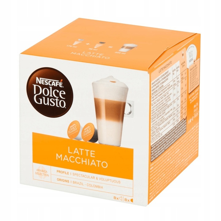 Kapsułki NESCAFE DOLCE GUSTO LATTE MACCHIATO 2x16