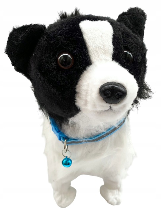 Interaktywny piesek na smyczy chodzi szczeka pies