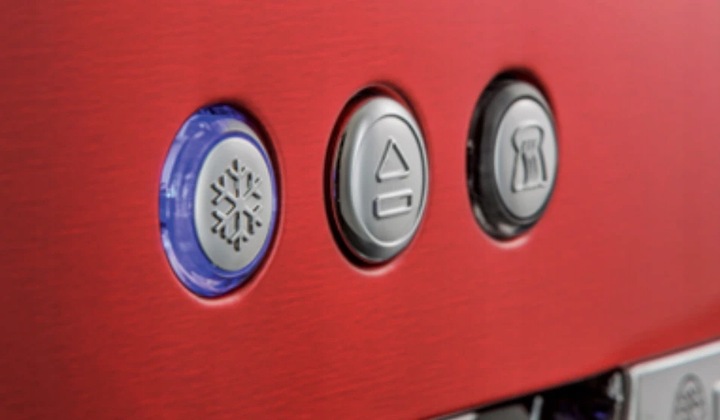 Toster Russell Hobbs Luna Long Slot Solar 23250-56 Tacka Podnośnik Czerwony