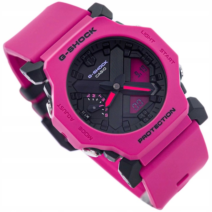ZEGAREK CASIO G-SHOCK GA-2300-4AER RÓŻOWY NA PASKU WODOSZCZELNY 200M