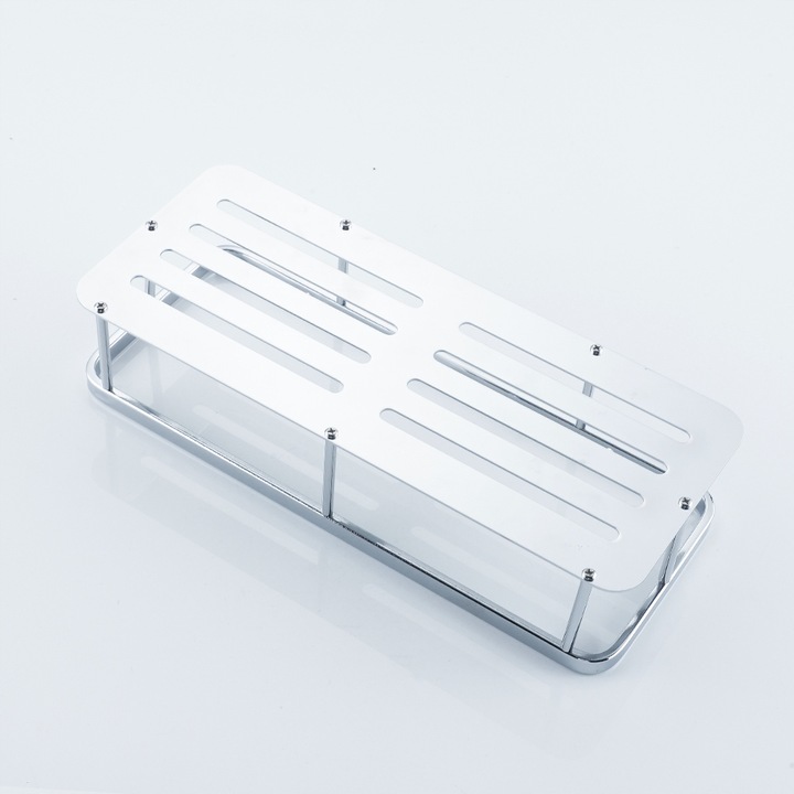 Koszyk półka łazienkowa chrom pod prysznic