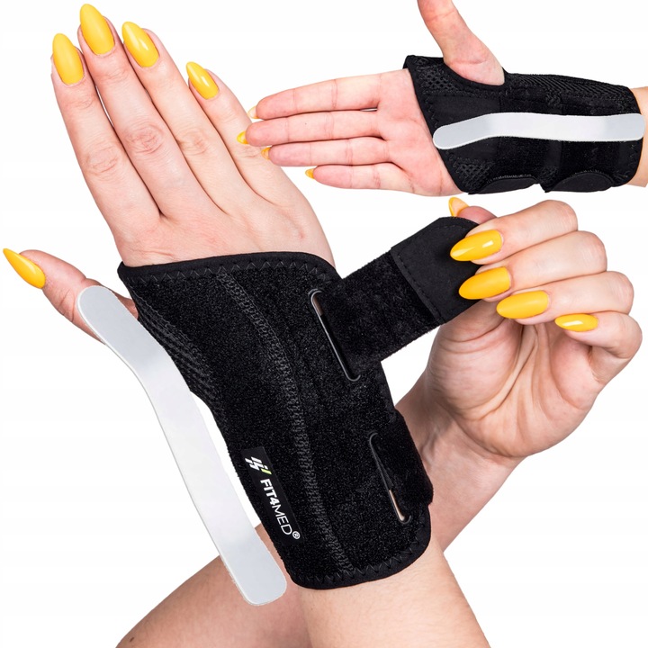 ORTEZA NADGARSTKA STABILIZATOR OPASKA ZESPÓŁ CIEŚNI WYGODNA DOBRZE USZTYWNI