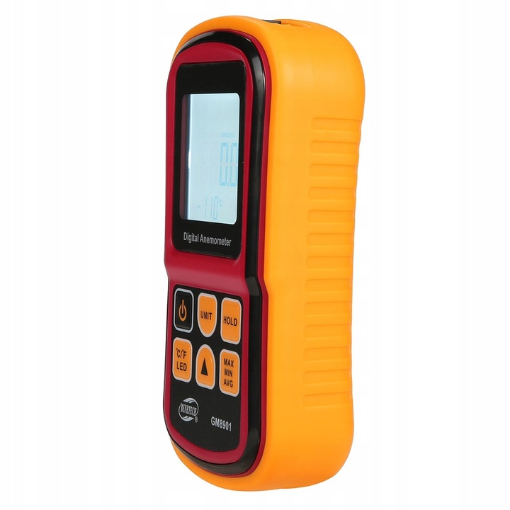 ANEMOMETR WIATROMIERZ POMIAR PRĘDKOŚCI POWIETRZA MIERNIK WIATRU TEMPERATURY