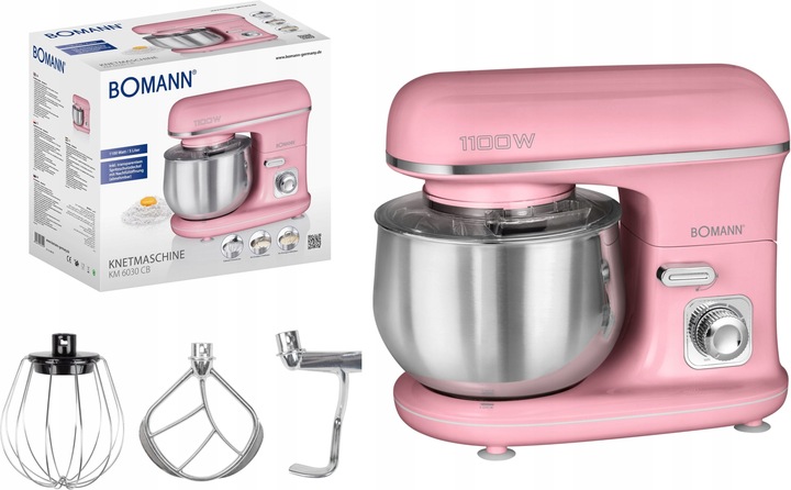 ROBOT KUCHENNY MIKSER PLANETARNY BOMANN KM RÓŻOWY
