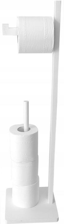 Stojak Bambusowy Łazienkowy WC papier toaletowy WH