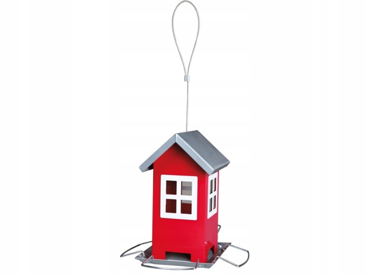 TRIXIE Karmnik Domek pojemnik na karmę ptaków dzikich zimujących papugi 1 L