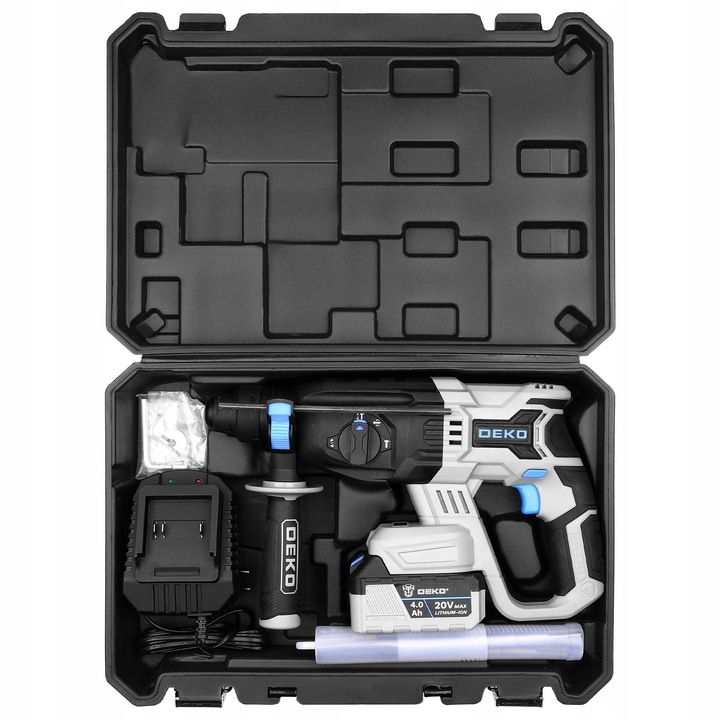 MŁOT UDAROWY MŁOTOWIERTARKA AKUMULATOROWA UDAR SDS+ AKU WIERTŁA DEKO 3J