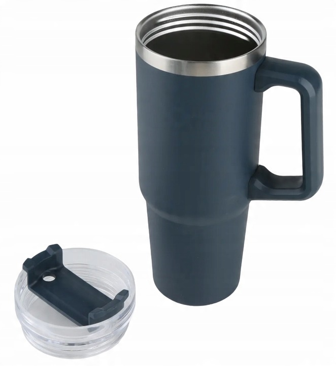 Kubek termiczny bidon butelka termiczna do samochodu ze słomką Altom 880 ml