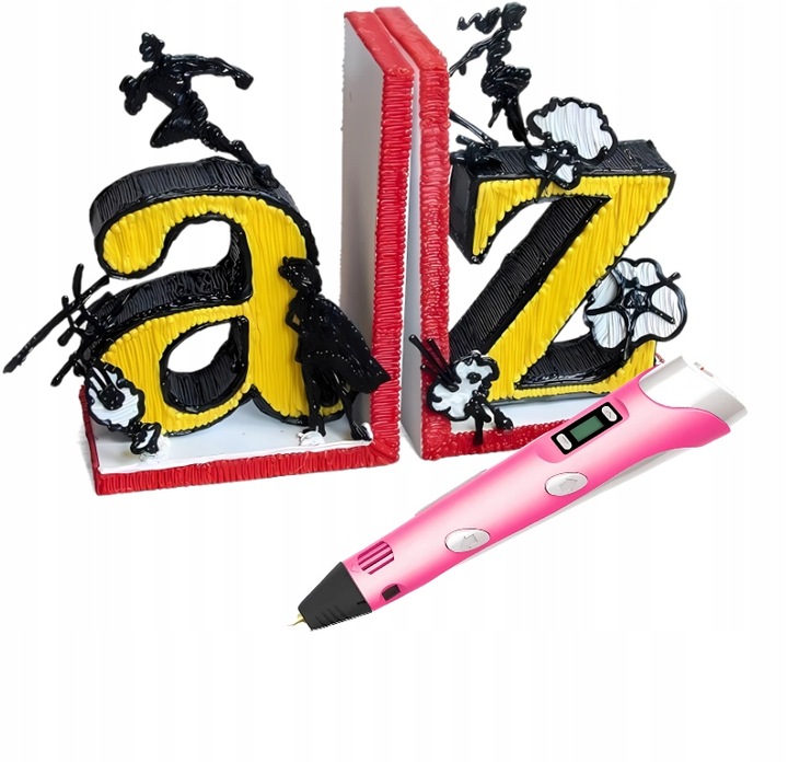 DŁUGOPIS 3D MAGICZNA DRUKARKA PEN DLA DZIECI FILAMENT ZESTAW 21 KOLOR 109 M