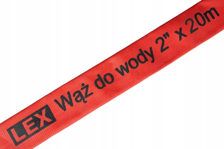 WĄŻ STRAŻACKI 2"20m do pompy wody szamba SOLIDNY WYTRZYMAŁY 2 szybkozłącza