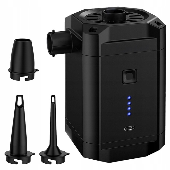 Elektryczna Pompka do Materaca Pontonu Basenu Akumulatorowa USB - typ C