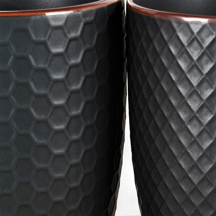 4x Duży KUBEK do napojów kawy herbaty zestaw prezentowy komplet kubków