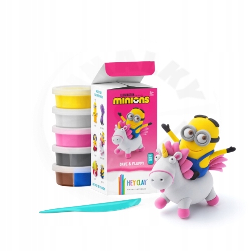 HEY CLAY Minionki DAVE i Fluffy