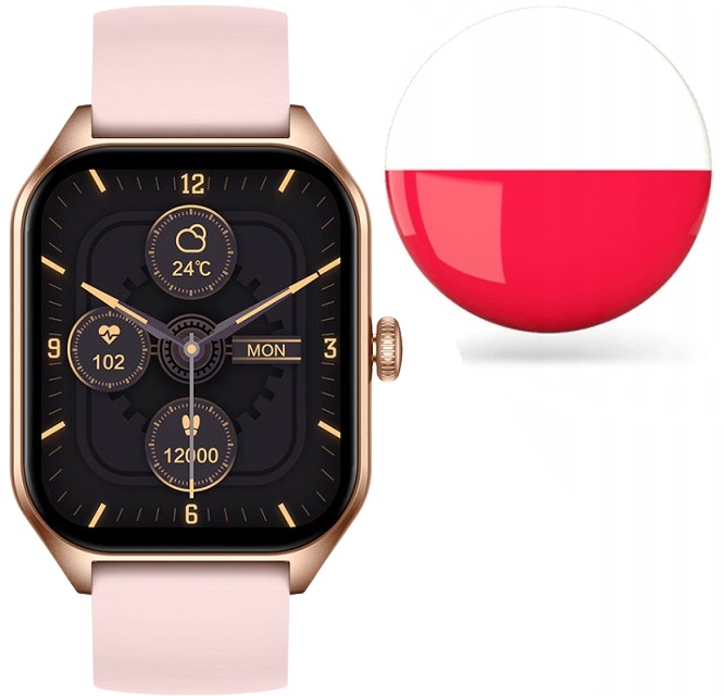 ZEGAREK SMARTWATCH RUBICON DLA DZIEWCZYNKI PREZENT NA KOMUNIĘ +TOREBKA