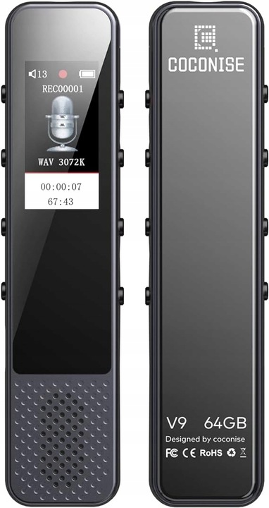 COCONISE V9 DYKTAFON CYFROWY 3072KBPS HD