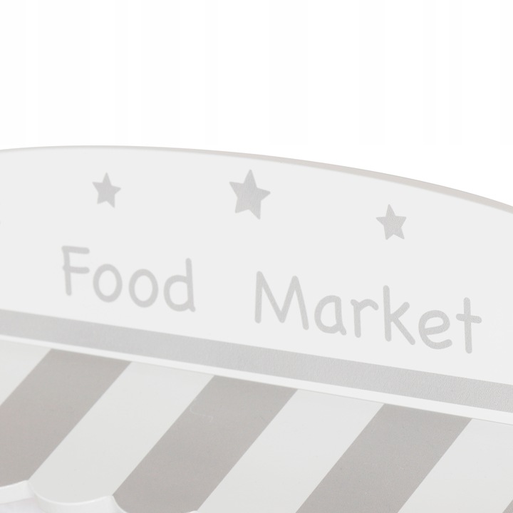 DREWNIANY STRAGAN TEATRZYK MINI MARKET SKLEP WARZYWNIAK Z AKCESORIAMI