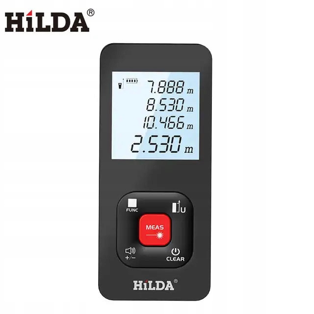 Dalmierz HILDA HD-S50 50M Miernik Odległości Cyfrowy Laserowy Akumulatorowy