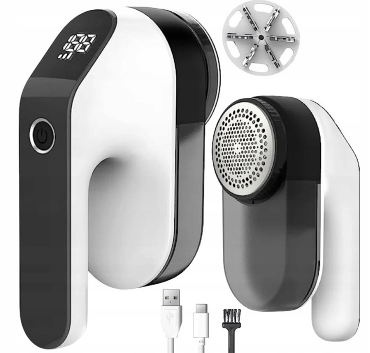 NOWOCZESNA GOLARKA MASZYNKA DO UBRAŃ SWETRÓW KANAPY TAPICERKI 6 OSTRZY DUŻA