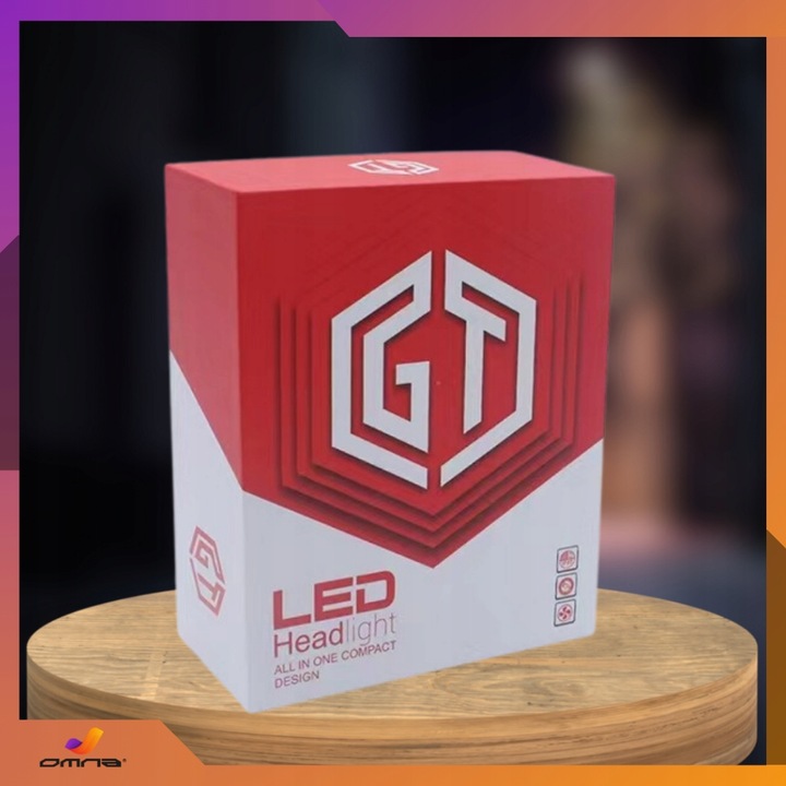 Żarówki samochodowe LED 12V can bus H4 GT COB + 300% super mocne pudełko