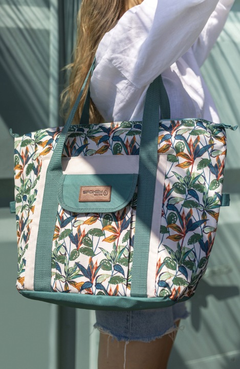 Torba termiczna plażowa z izolacją duża 28 litrów na ramię Spokey ECO WAY