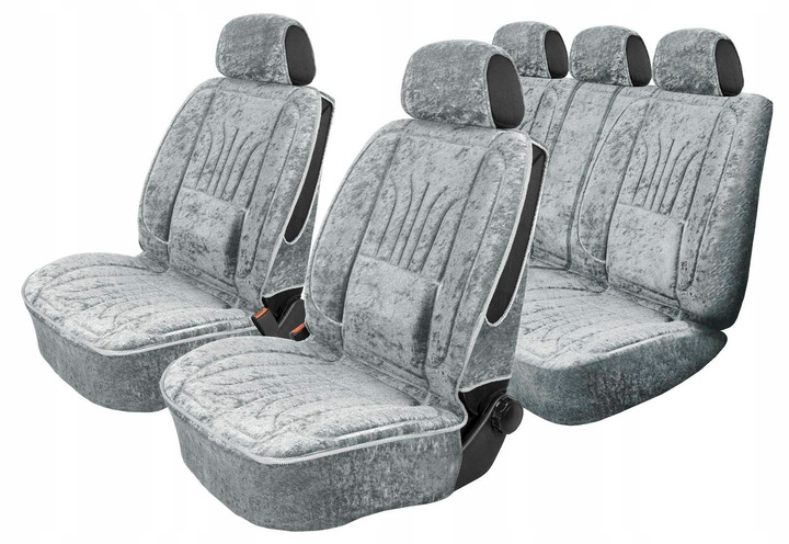 POKROWCE SAMOCHODOWE PROFILOWANE NA FOTELE GRUBE TŁOCZONE ANATOMICZNE