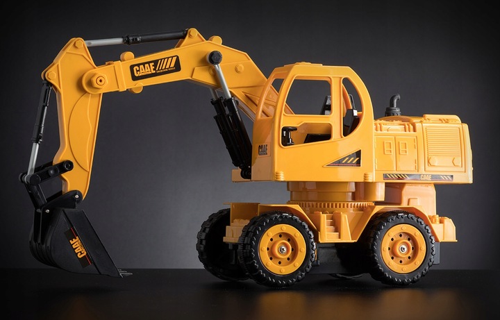 Zdalnie sterowana koparka dla dzieci jeżdżąca plac budowy PILOT Mocna RC