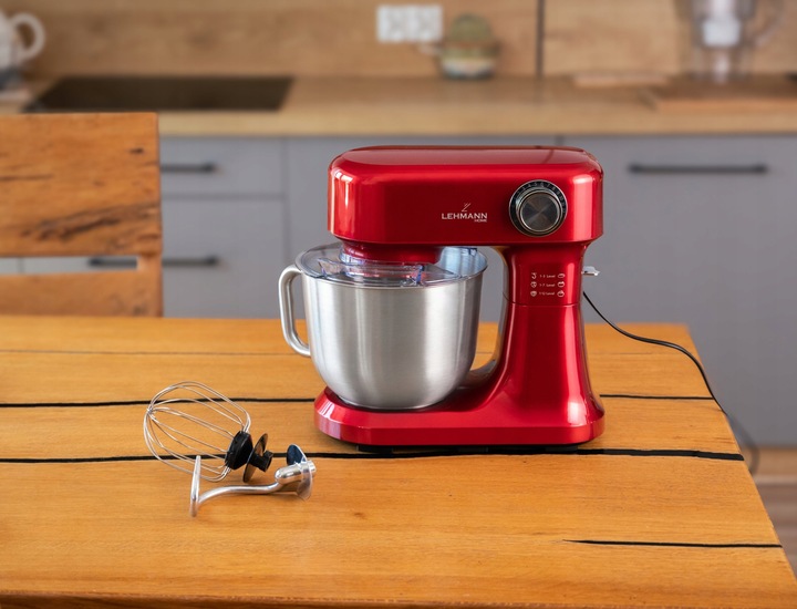 ROBOT PLANETARNY KUCHENNY MIKSER MIESZADŁA HAK MISA OBROTOWA LEHMANN RED