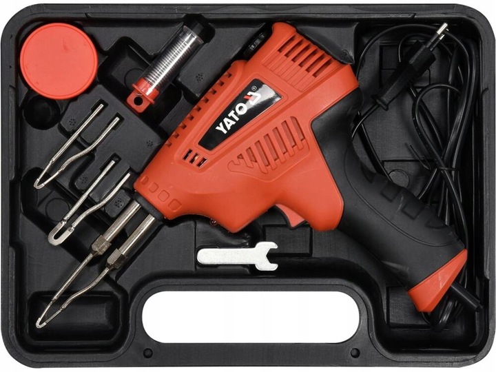 YATO LUTOWNICA TRANSFORMATOROWA 200W + ZESTAW AKCESORIÓW LUTOWNICZYCH