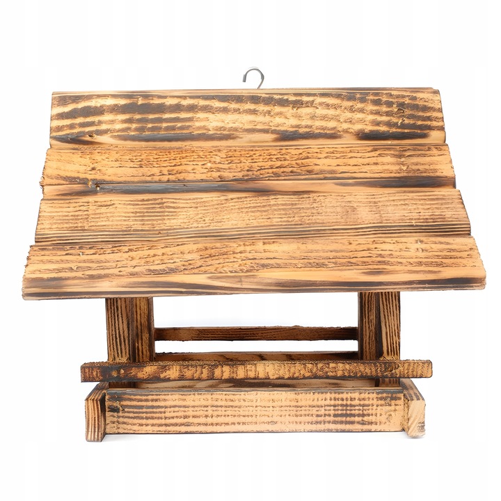 Karmnik dla Ptaków Drewniany Góralski Duży Opalany