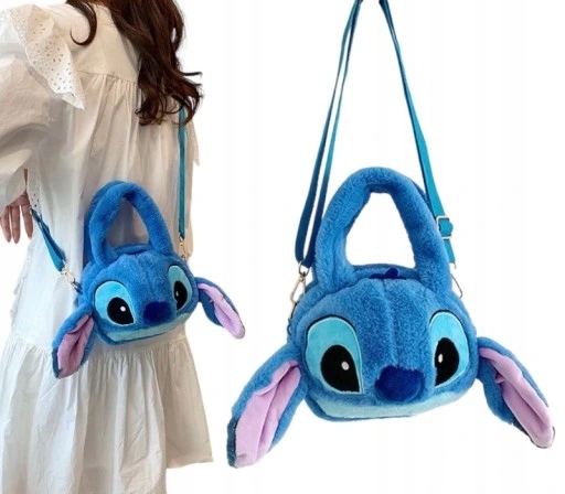 TOREBKA PLUSZAK STICH STITCH MASKOTKA PLUSZOWA TOREBECZKA NA RAMIĘ DZIECI