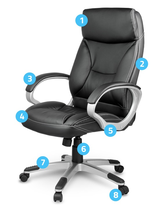 FOTEL BIUROWY OBROTOWY KRZESŁO BIUROWE SOFOTEL