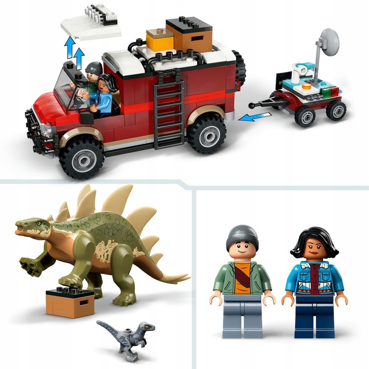 LEGO DINOZAURY 76965 Odkrycie stegozaura ZESTAW KLOCKI +TORBA NA PREZENT