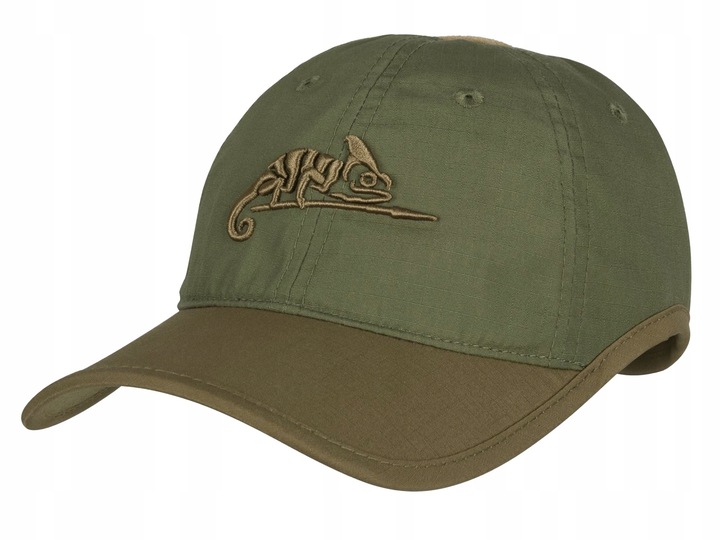 Czapka z Daszkiem HELIKON LOGO Bejsbolówka Regulowana na rzep OLIVE / GREEN