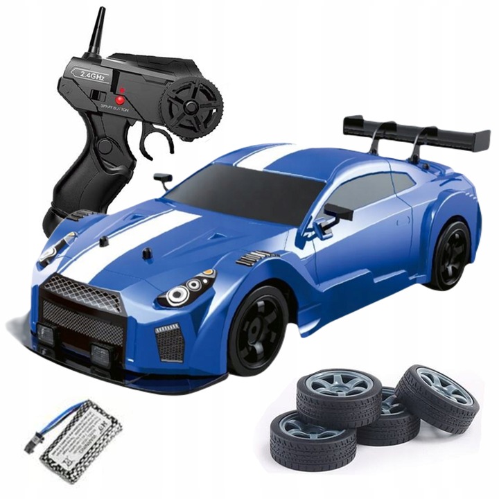 Samochód Zdalnie Sterowany RC DUŻY Auto na pilot 4x4 Drift led dym do drift