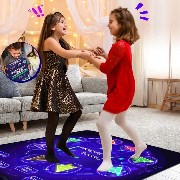 MATA DO TAŃCZENIA MUZYCZNA DLA DZIECI FUNKCJA BLUETOOTH ANTYPOŚLIZGOWY
