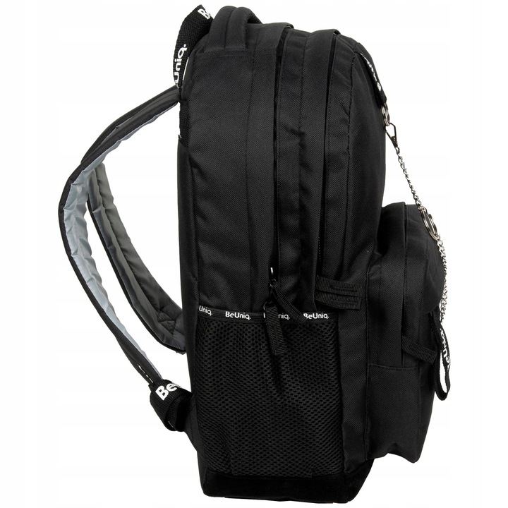 Plecak szkolny młodzieżowy BeUniq Casual czarny