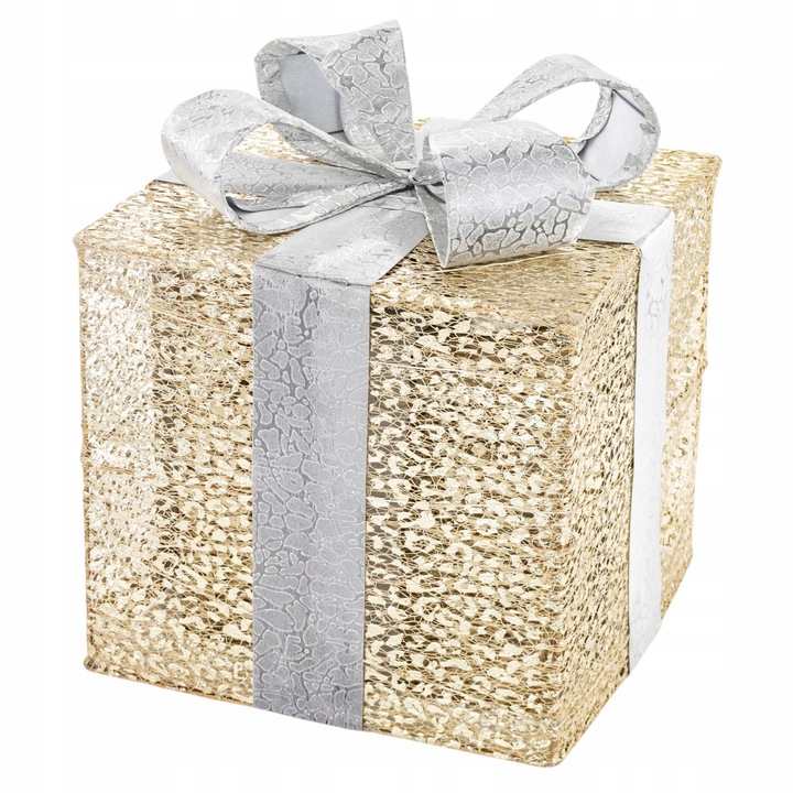 Ozdoba Prezenty zestaw 3 szt. LED Figurka świetlna świąteczna prezentowy