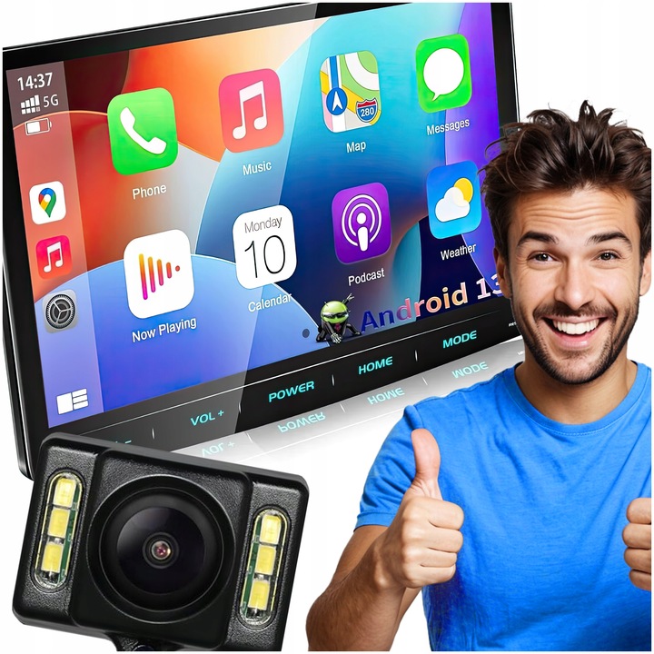 ANDROID RADIO SAMOCHODOWE URVOLAX 1-DIN 10,1'' GPS WI-FI MIRROR LINK 2/32GB